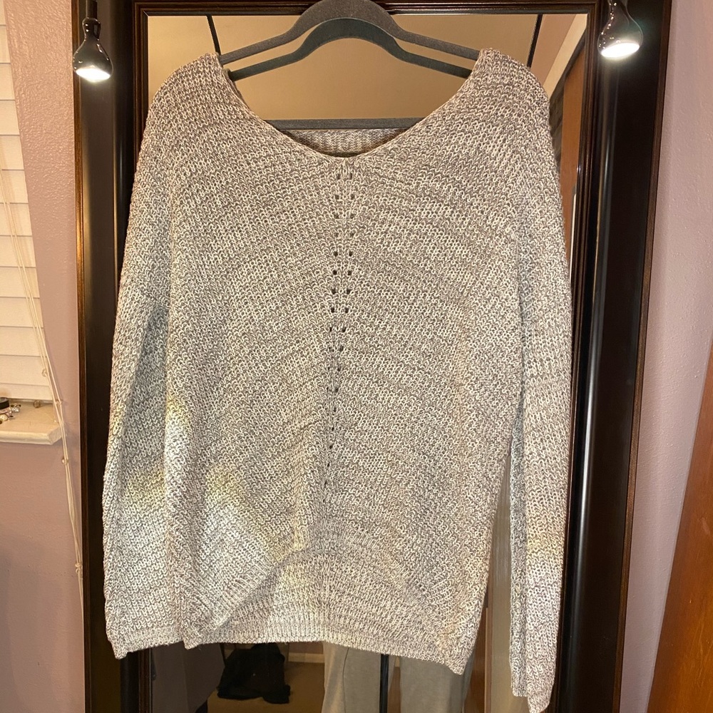 Grey Knit Sweater